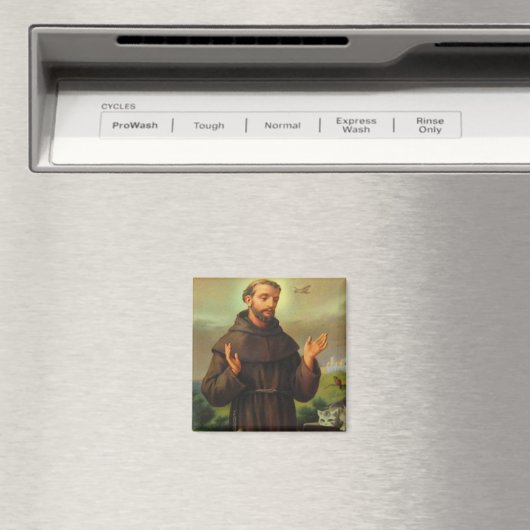 Saint Francis of Assisi Magnet Magneet (Insitu (Vaatwasser))