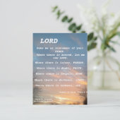 SAINT FRANCIS PRAYER BRIEFKAART (Staand voorkant)