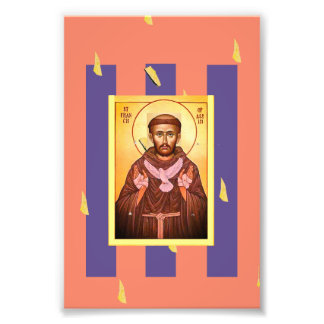 Saint Francis van Assisi Foto Afdruk