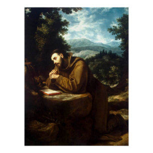 Saint Francis van Assisi Perfect Poster