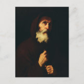 Saint Francis van Paola Briefkaart (Voorkant)