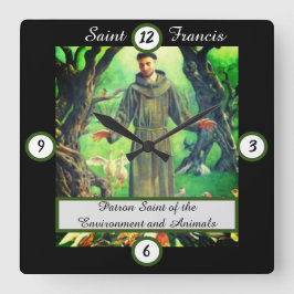Saint Francis Vierkante Klok