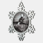 Saint Francis Xavier Cabrini Tin Sneeuwvlok Ornament (Rechts)