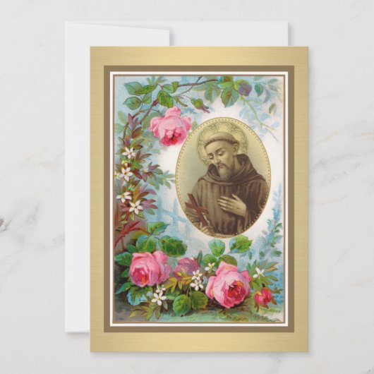 Saint François d'Assis Merci de la Condolence cath (Devant)