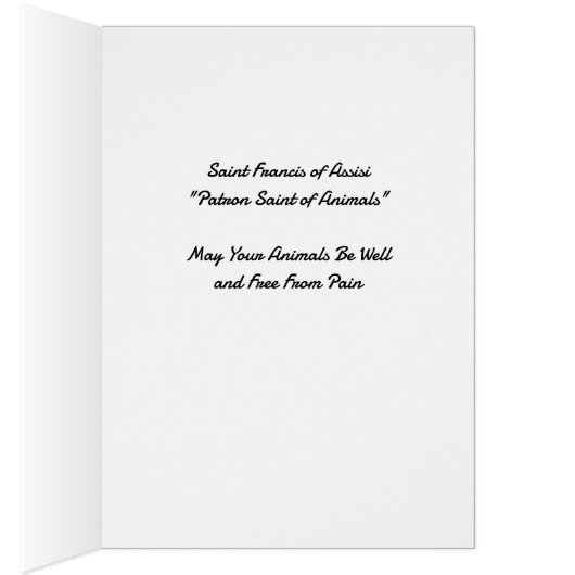Saint François d'Assise Bénédiction animale (Intérieur (Droit))