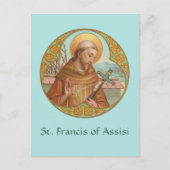 Saint François d'Assise (BK 002) Carte postale (Devant)