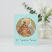 Saint François d'Assise (BK 002) Carte postale (Debout devant)