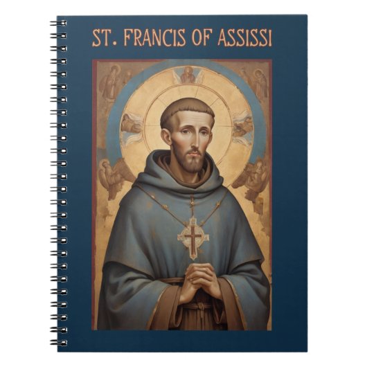 Saint François d'Assise Carnet catholique (Devant)