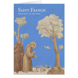 Saint François prêchant aux oiseaux Carte CC1166