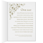 Saint François prêchant aux oiseaux Carte CC1166 (Intérieur (Droit))