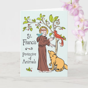 Saint François, Protecteur des Animaux Carte pour 