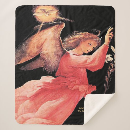Saint Gabriel de Archangel Sherpa Deken (Voorkant)