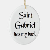 saint gabriel keramisch ornament (Rechts)