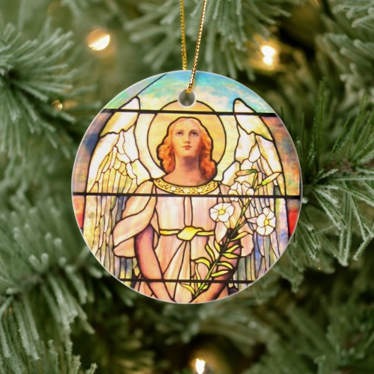Saint Gabriel Keramisch Ornament (Boom)