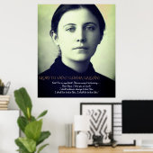SAINT GEMMA GALGANI POSTER (Bureau à domicile)