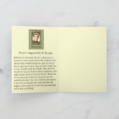 Saint Gemma Galgani Saint of Back Pain Carte Saint (Intérieur)