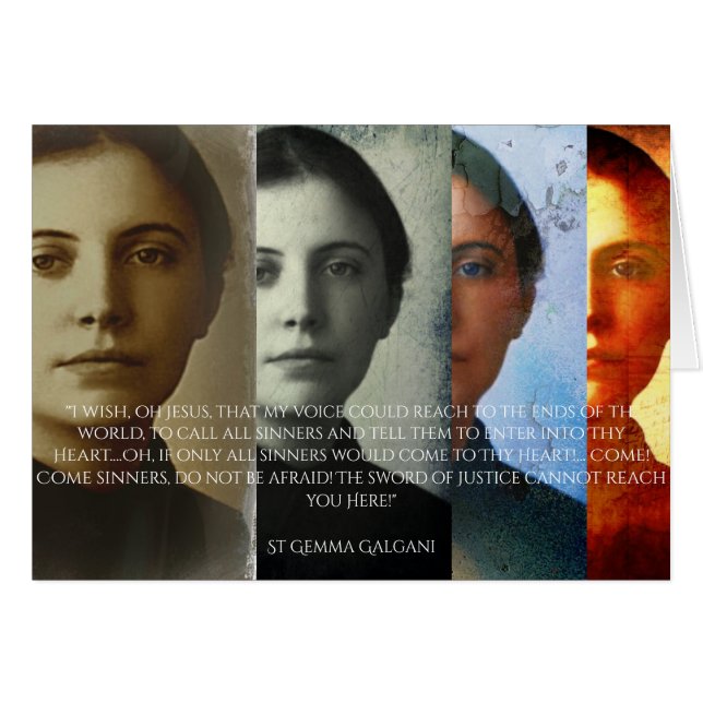 SAINT GEMMA...JE SOUHAITE... (Devant horizontal)