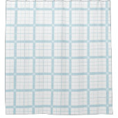 Saint Genny Plaid aqua Douche rideau (Devant)