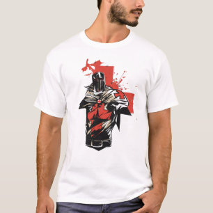 Saint George Christelijk Crusader Rode Kruis T-shirt