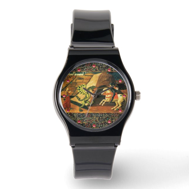 SAINT GEORGE, DRAGON EN PRINCIPE HORLOGE (Voorkant)