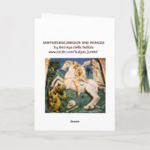 Saint George, Dragon et Princesse Monogramme (Dos)