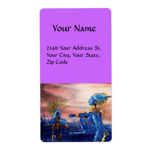 SAINT GEORGE EN ALIEN DRAGON ETIKET