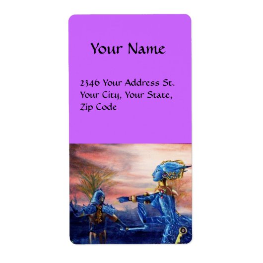 SAINT GEORGE EN ALIEN DRAGON ETIKET (Voorkant)