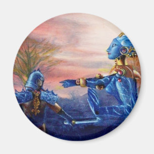 SAINT GEORGE EN ALIEN DRAGON MAGNEET