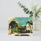 Saint George en de Draak Briefkaart (Staand voorkant)