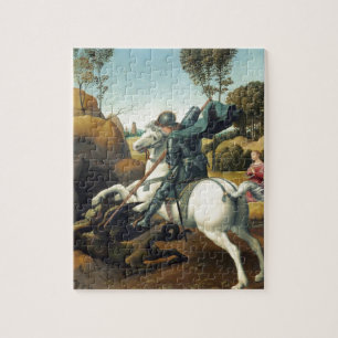 Saint George en de Draak Legpuzzel