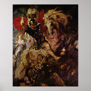 Saint George en de Draak Poster