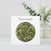 SAINT GEORGE EN DRAGON MEDALLION, champagne Kaart (Staand voorkant)