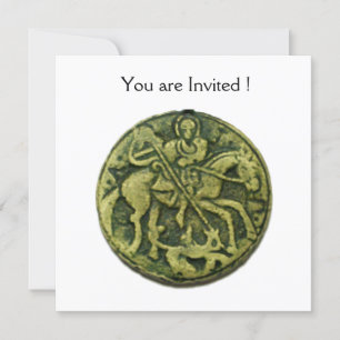 SAINT GEORGE EN DRAGON MEDALLION KAART