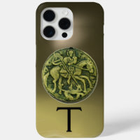 SAINT GEORGE EN DRAGON MEDALLION MONOGRAM Agate Ca