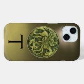 SAINT GEORGE EN DRAGON MEDALLION MONOGRAM Agate Case-Mate iPhone Case (Achterkant (horizontaal))