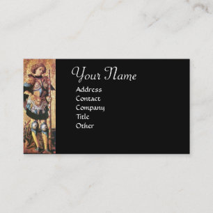 SAINT GEORGE EN DRAGON Monogram Visitekaartje
