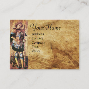 SAINT GEORGE EN DRAGON Monogram Visitekaartje