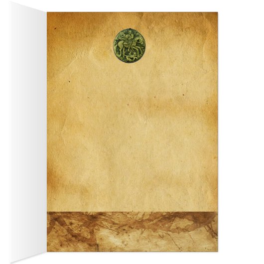 SAINT GEORGE ET DRAGON MEDALLION (Intérieur (Droit))