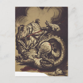 Saint George Killing the Dragon Briefkaart