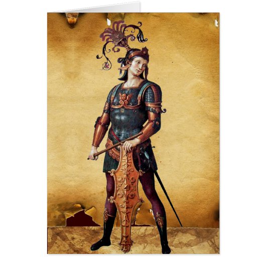 Saint George, parchemin marron (Devant)