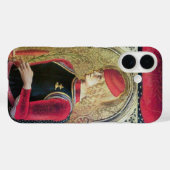 SAINT GEORGE PORTRAIT, rood, zwart, goudgeel Case-Mate iPhone Case (Achterkant (horizontaal))