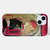 SAINT GEORGE PORTRAIT, rood, zwart, goudgeel Case-Mate iPhone Case (Achterkant (horizontaal))