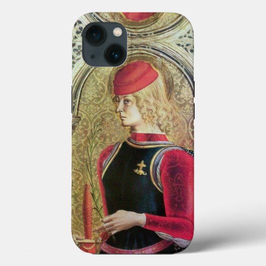 SAINT GEORGE PORTRAIT van Carlo Crivelli Case-Mate iPhone Case (Achterkant)