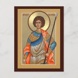 Saint George Prayer Card Briefkaart