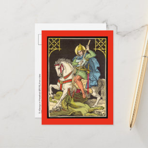 Saint Georges à cheval (BS 01) Carte postale