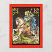 Saint Georges à cheval (BS 01) Carte postale (Devant)