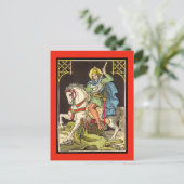 Saint Georges à cheval (BS 01) Carte postale (Debout devant)
