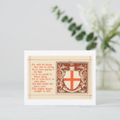 Saint George's Day Briefkaart (Staand voorkant)
