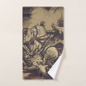 Saint Georges et le Dragon Grand Martyr (Serviette à main)