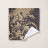 Saint Georges et le Dragon Grand Martyr (Gant de toilette)